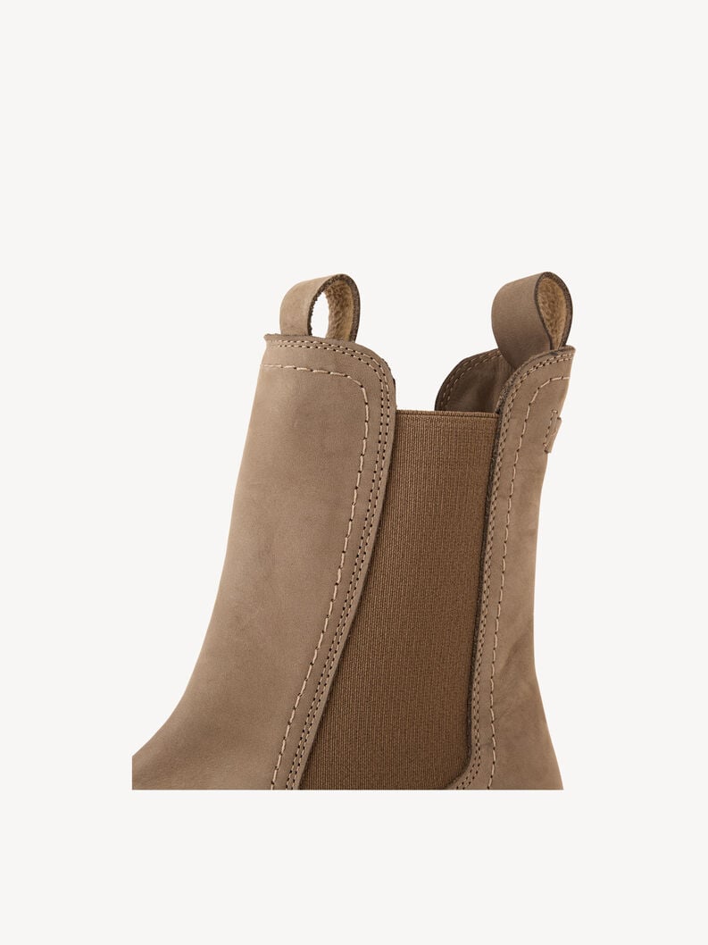 cuir chelsea boot - beige 1-25901-41-405 acheter tamaris bottines en ligne