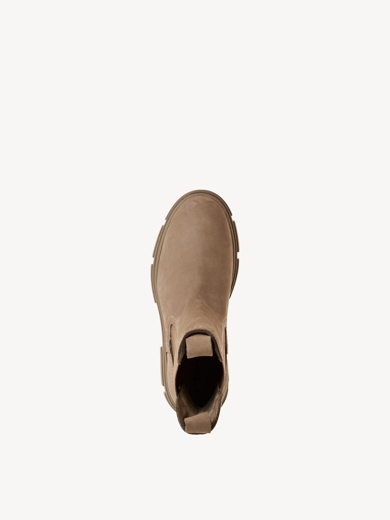 cuir chelsea boot - beige 1-25901-41-405 acheter tamaris bottines en ligne