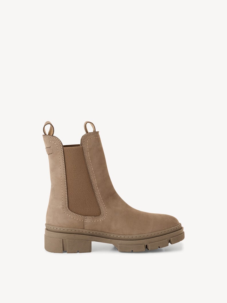 cuir chelsea boot - beige 1-25901-41-405 acheter tamaris bottines en ligne
