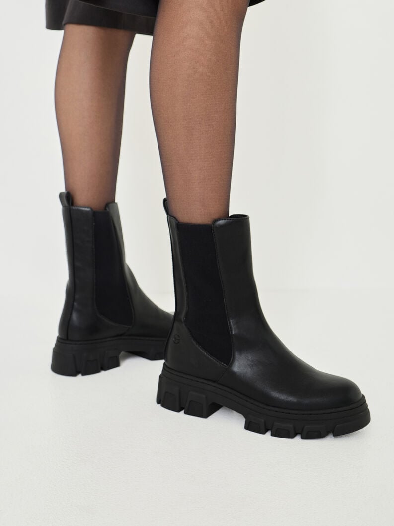 chelsea boot - noir 1-25943-45-001 acheter tamaris bottines en ligne