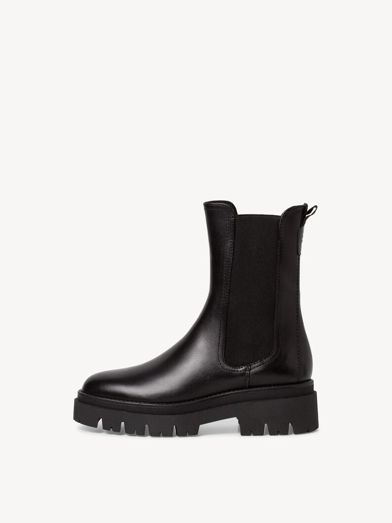 cuir chelsea boot - noir 1-25992-41-001 acheter tamaris bottines en ligne