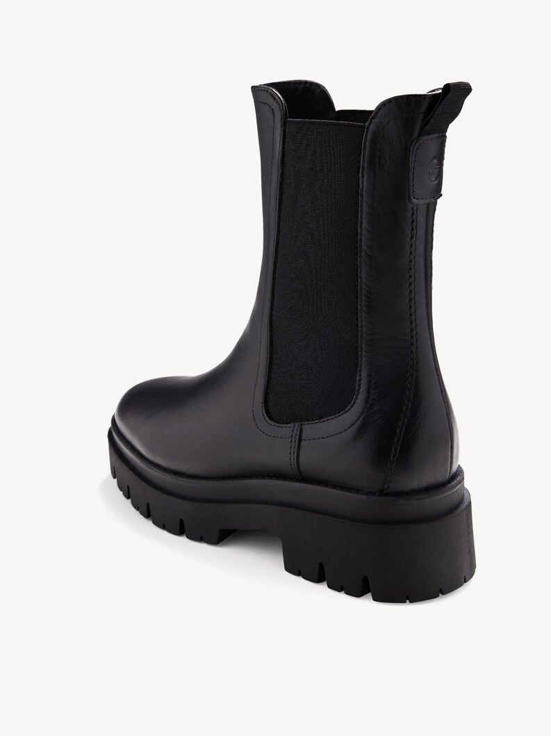 cuir chelsea boot - noir 1-25992-41-001 acheter tamaris bottines en ligne
