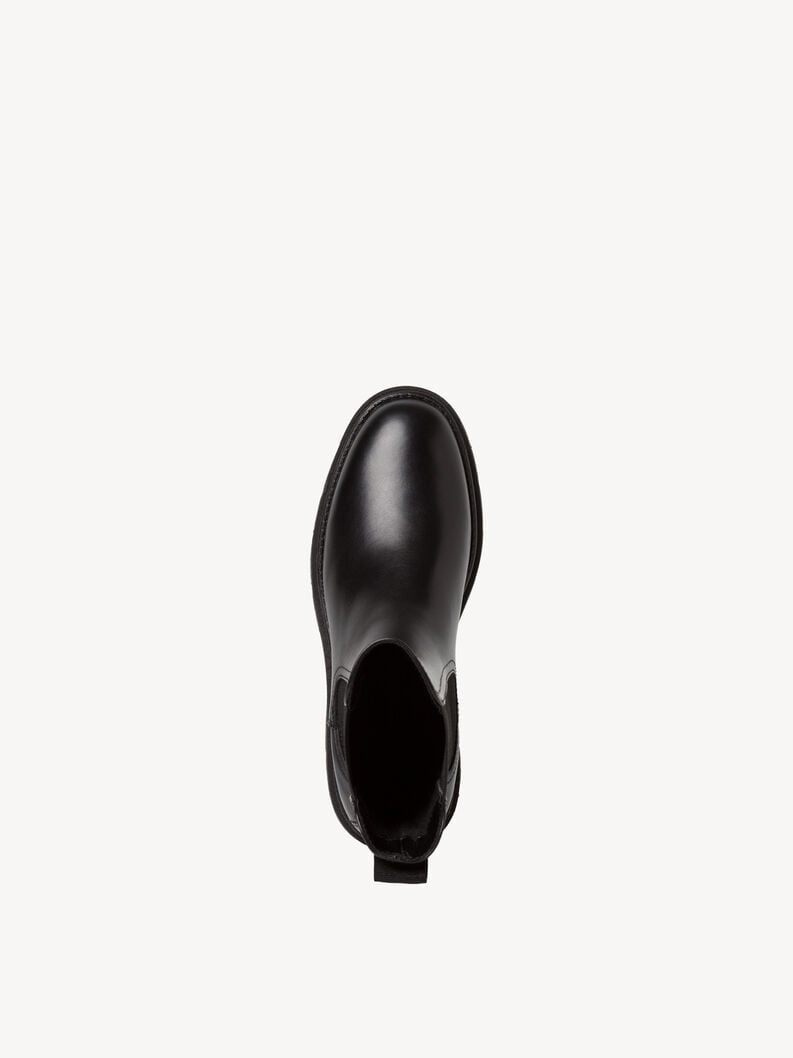 cuir chelsea boot - noir 1-25992-41-001 acheter tamaris bottines en ligne