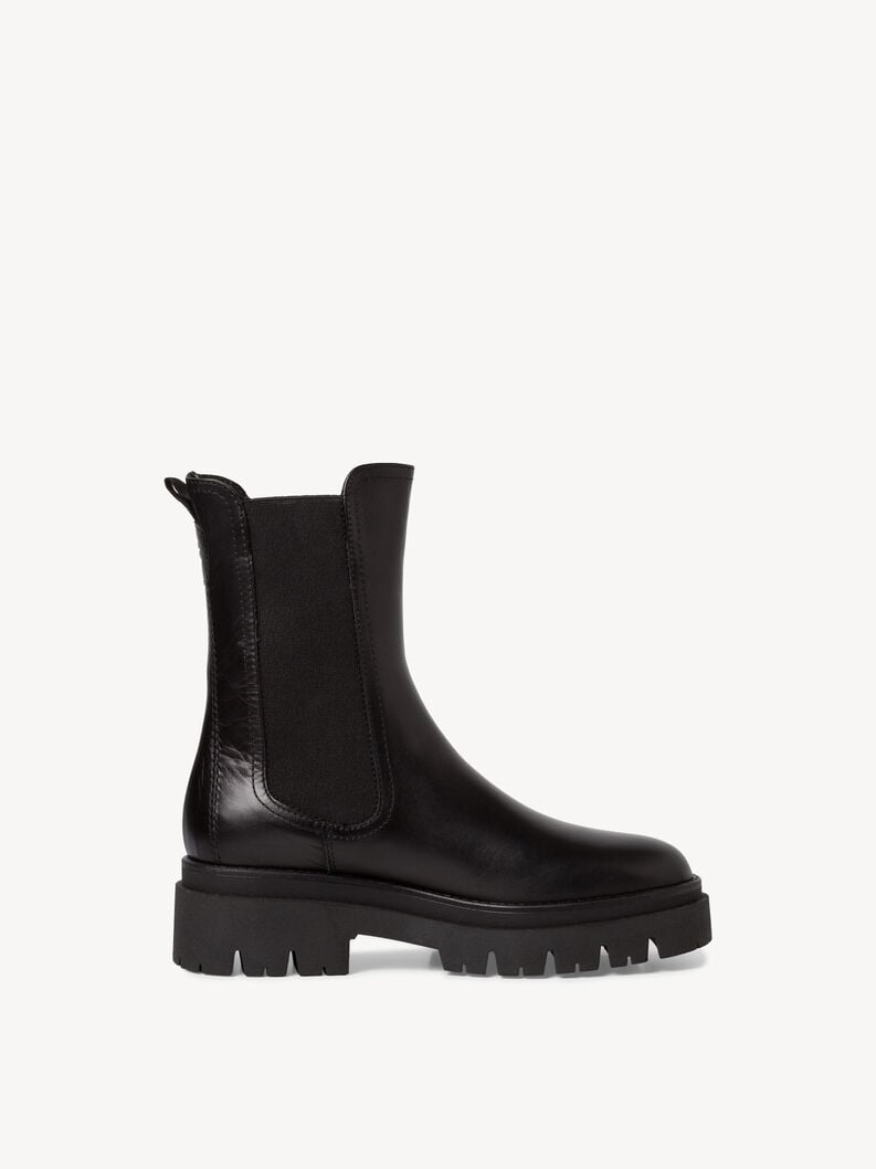 cuir chelsea boot - noir 1-25992-41-001 acheter tamaris bottines en ligne