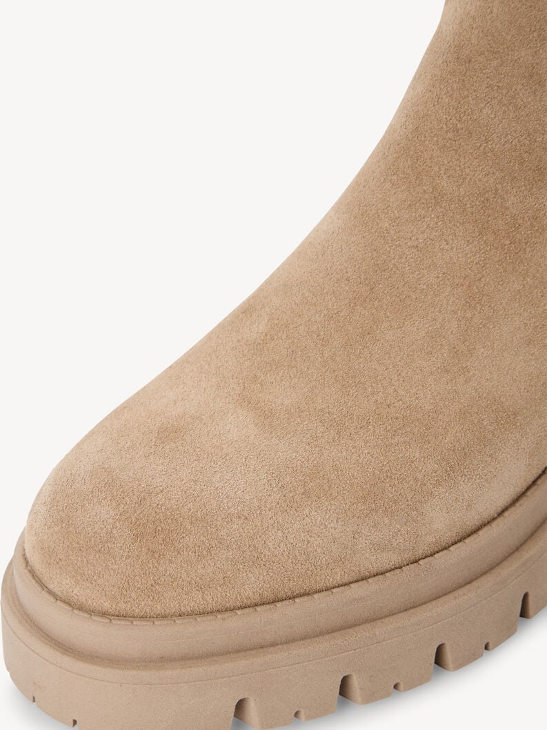 cuir chelsea boot - beige 1-25992-41-401 acheter tamaris bottines en ligne