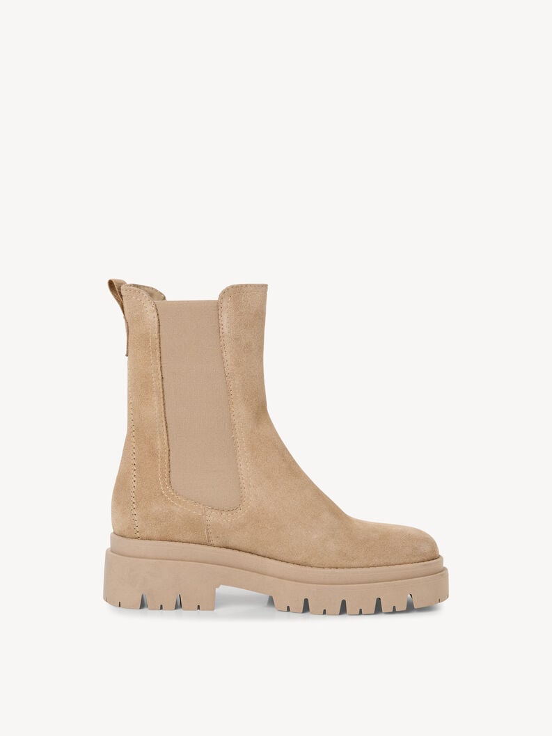 cuir chelsea boot - beige 1-25992-41-401 acheter tamaris bottines en ligne