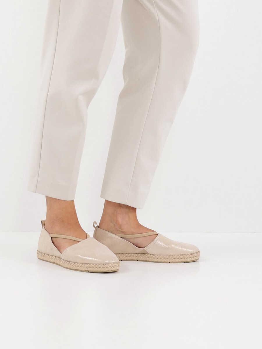 cuir espadrill - beige 1-24620-44-179 acheter tamaris espadrills en ligne