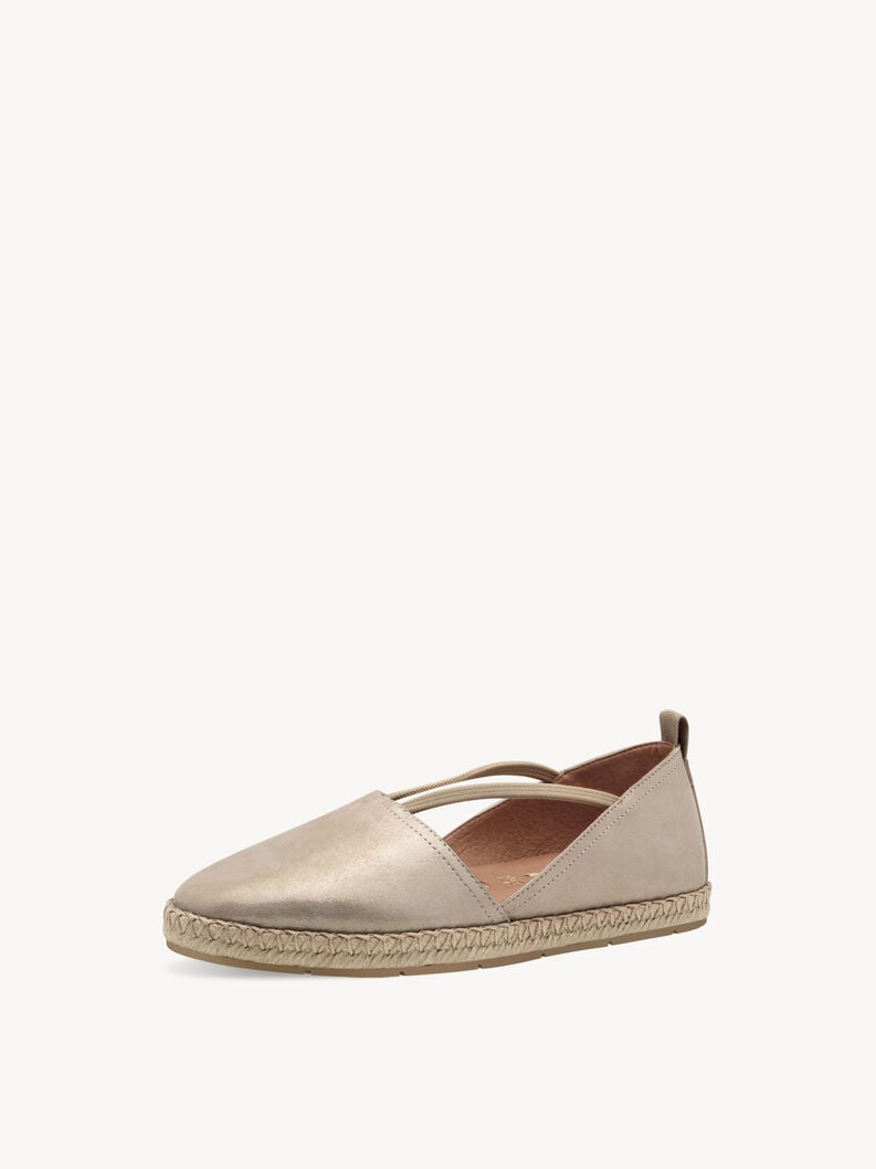 cuir espadrill - beige 1-24620-44-179 acheter tamaris espadrills en ligne