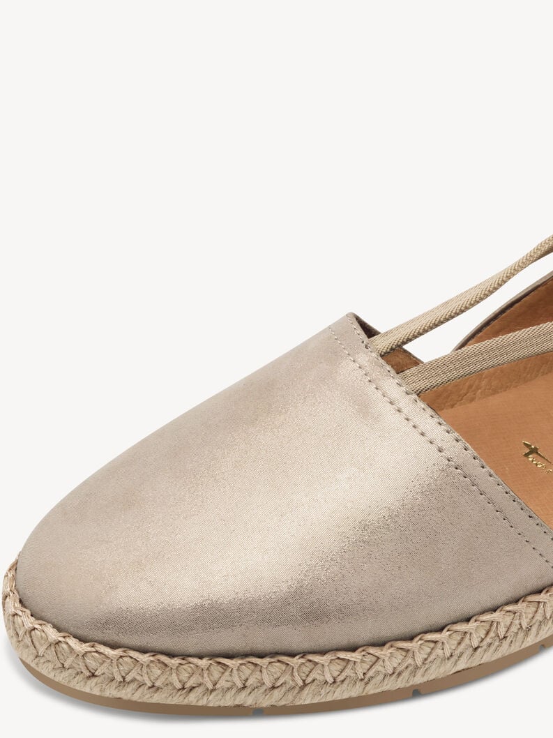 cuir espadrill - beige 1-24620-44-179 acheter tamaris espadrills en ligne