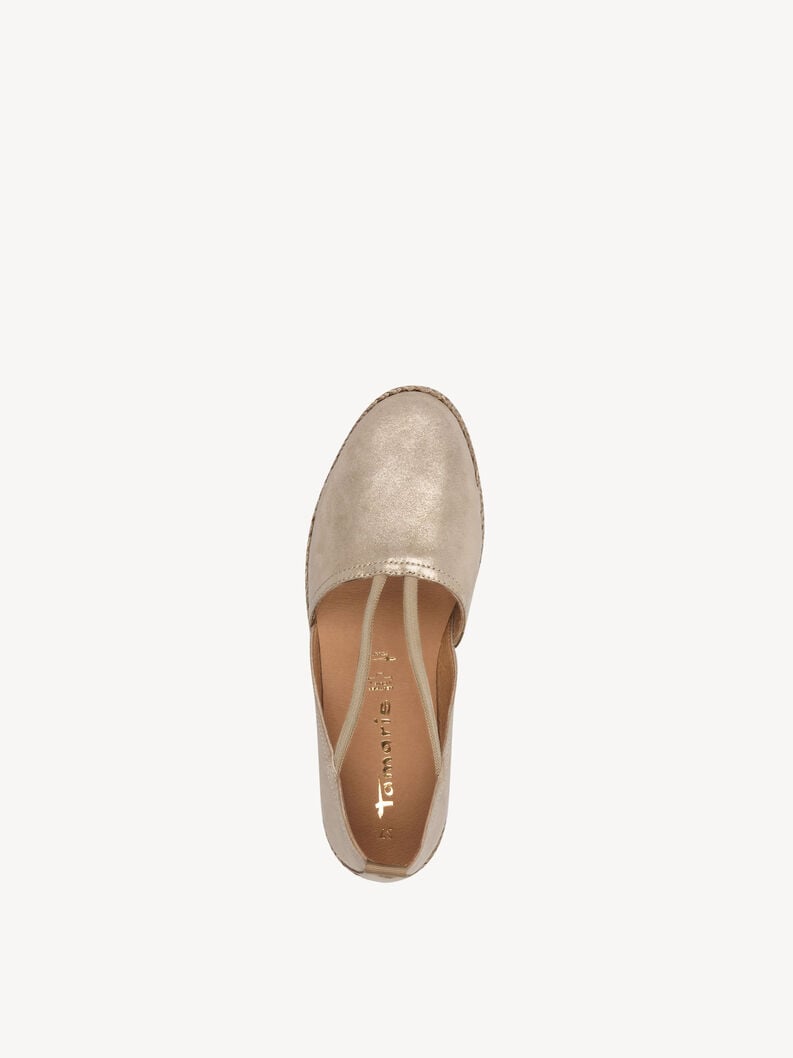cuir espadrill - beige 1-24620-44-179 acheter tamaris espadrills en ligne