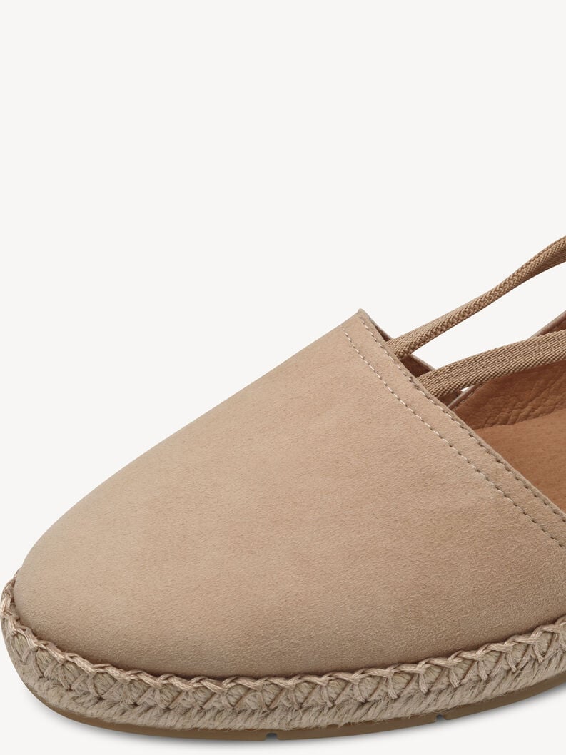 cuir espadrill - brun 1-24620-44-435 acheter tamaris espadrills en ligne