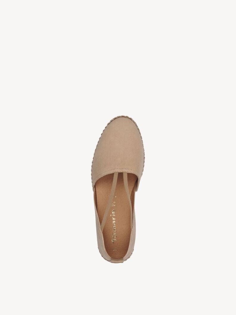 cuir espadrill - brun 1-24620-44-435 acheter tamaris espadrills en ligne