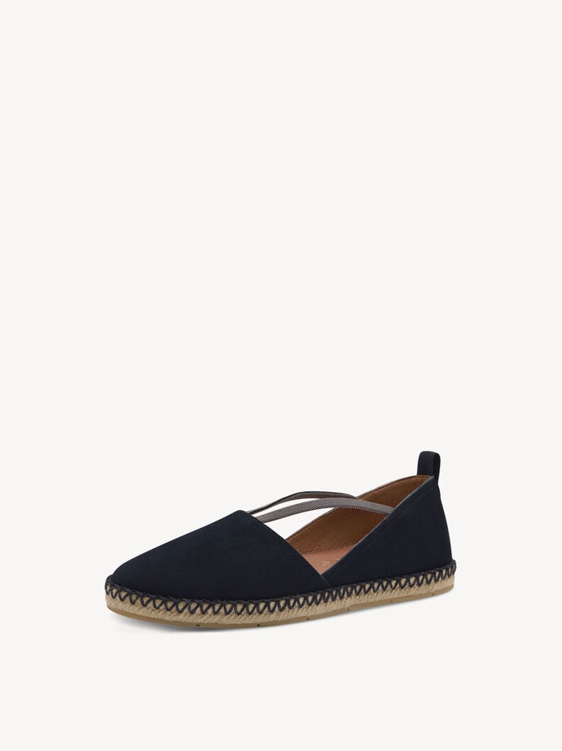 cuir espadrill - bleu 1-24620-44-805 acheter tamaris espadrills en ligne