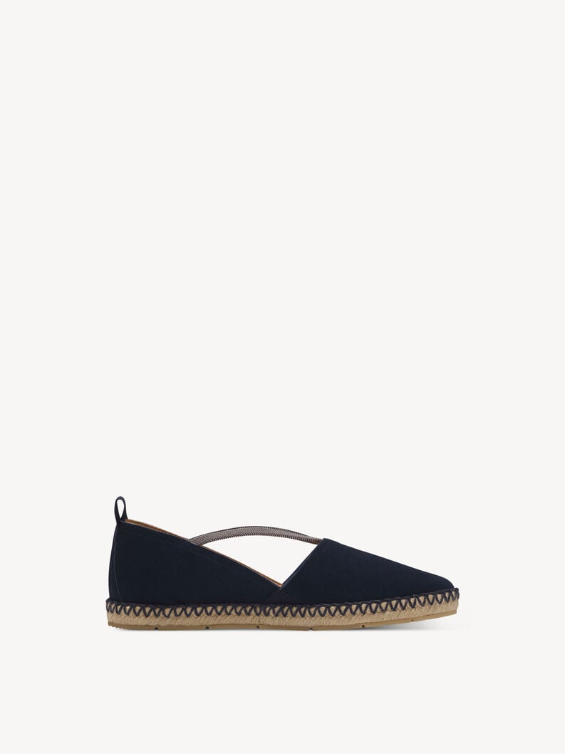 cuir espadrill - bleu 1-24620-44-805 acheter tamaris espadrills en ligne