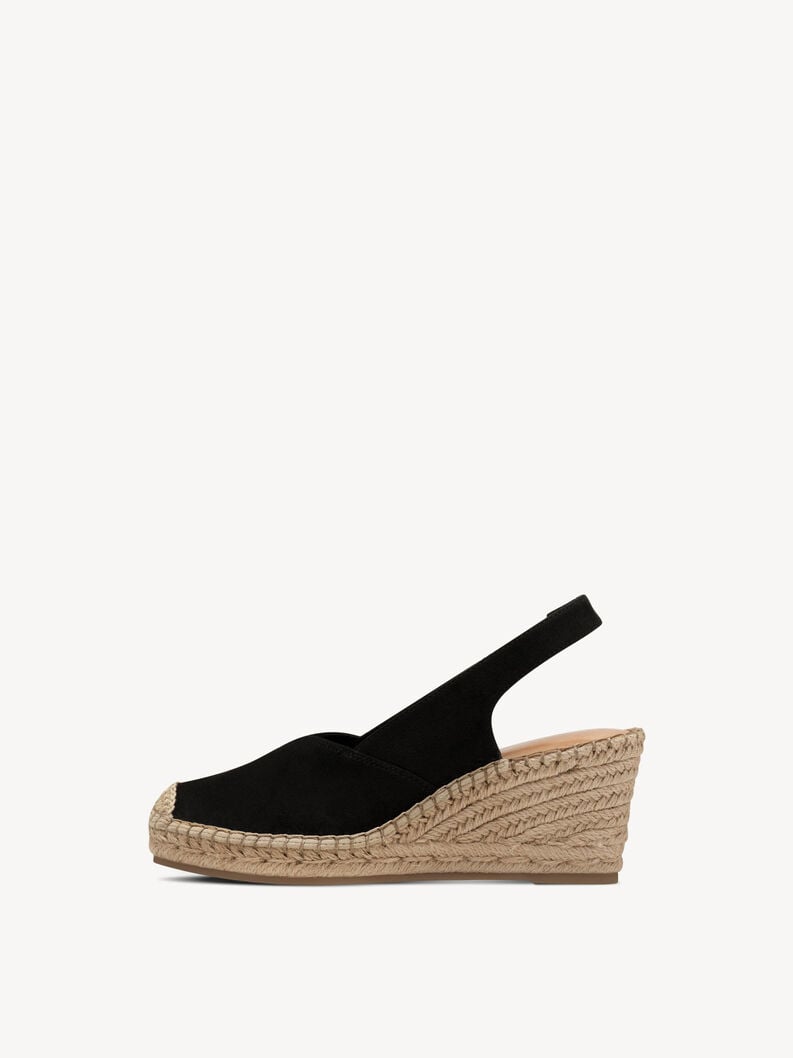 espadrill - noir 1-29638-44-001 acheter tamaris espadrills en ligne