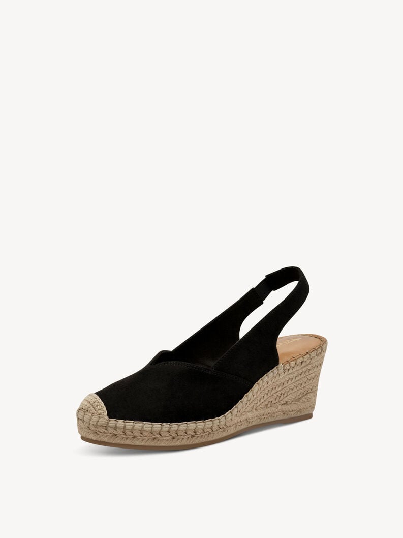 espadrill - noir 1-29638-44-001 acheter tamaris espadrills en ligne