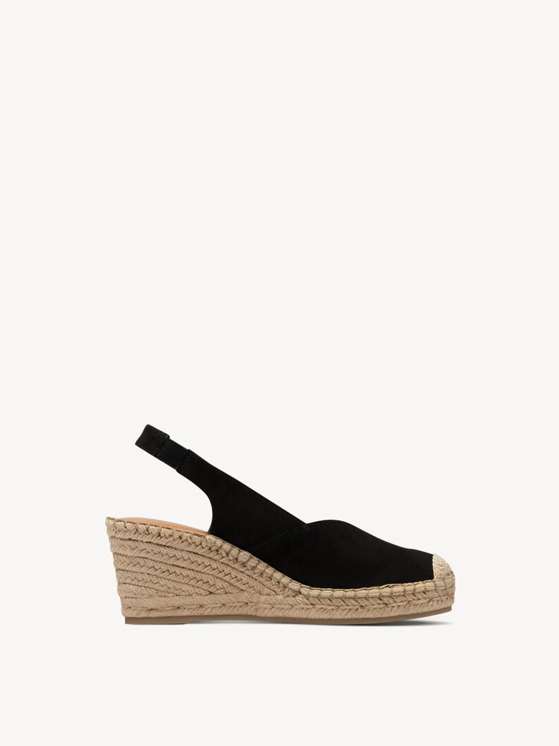 espadrill - noir 1-29638-44-001 acheter tamaris espadrills en ligne