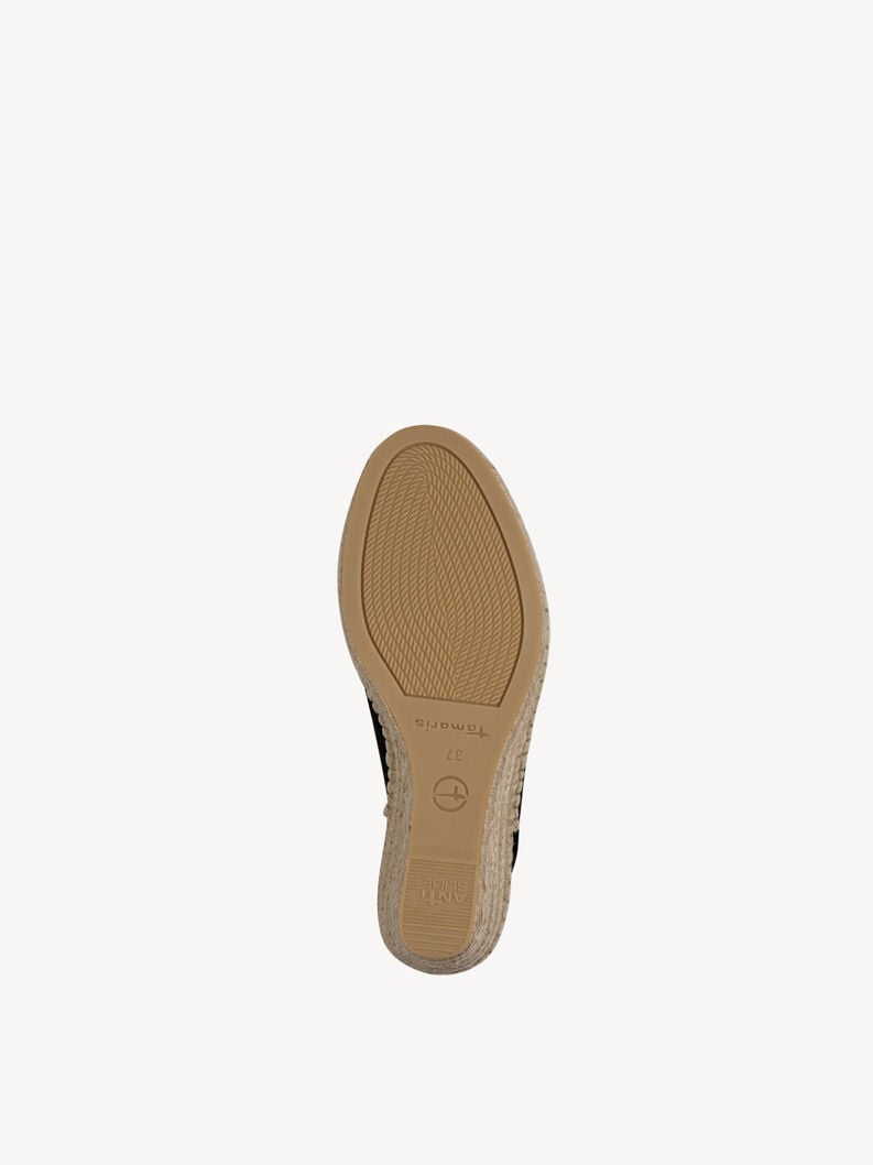 espadrill - noir 1-29638-44-001 acheter tamaris espadrills en ligne
