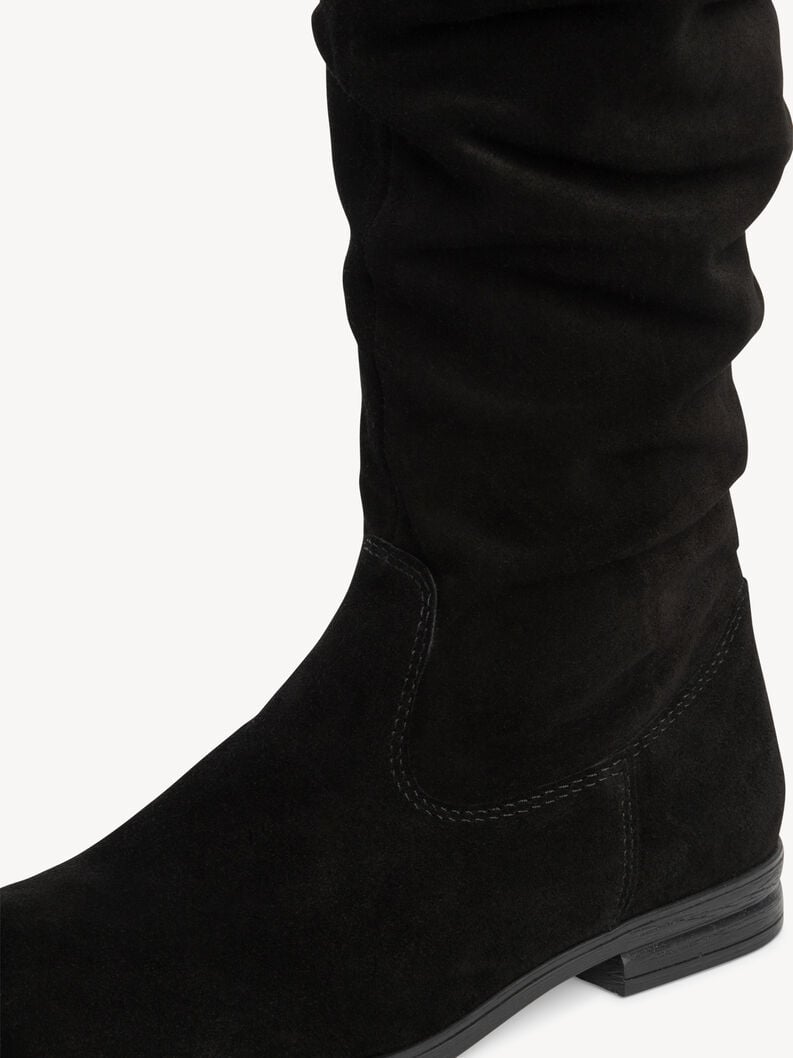 bottes en cuir - noir 1-25545-41-001 acheter bottes tamaris en ligne