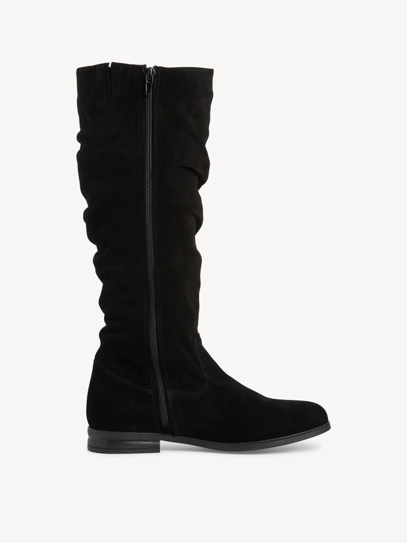 bottes en cuir - noir 1-25545-41-001 acheter bottes tamaris en ligne