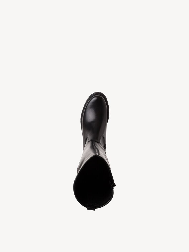 bottes en cuir - noir 1-25605-43-001 acheter bottes tamaris en ligne