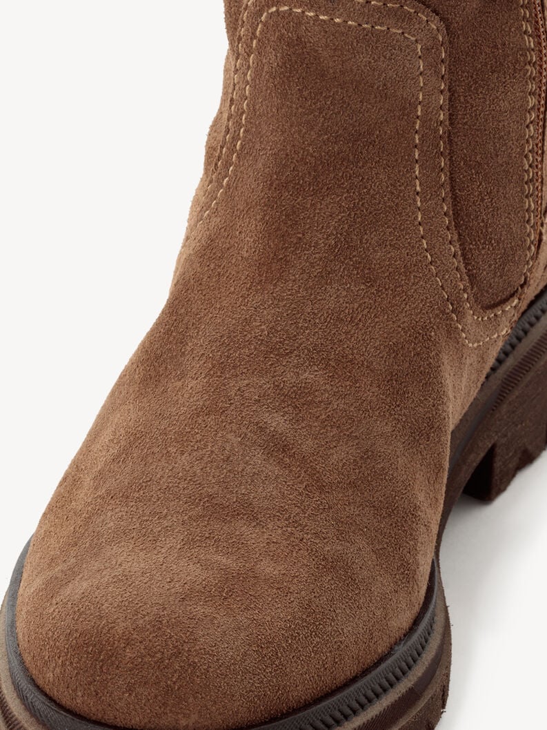 bottes en cuir marron - 1-25606-45-300 acheter bottes tamaris en ligne