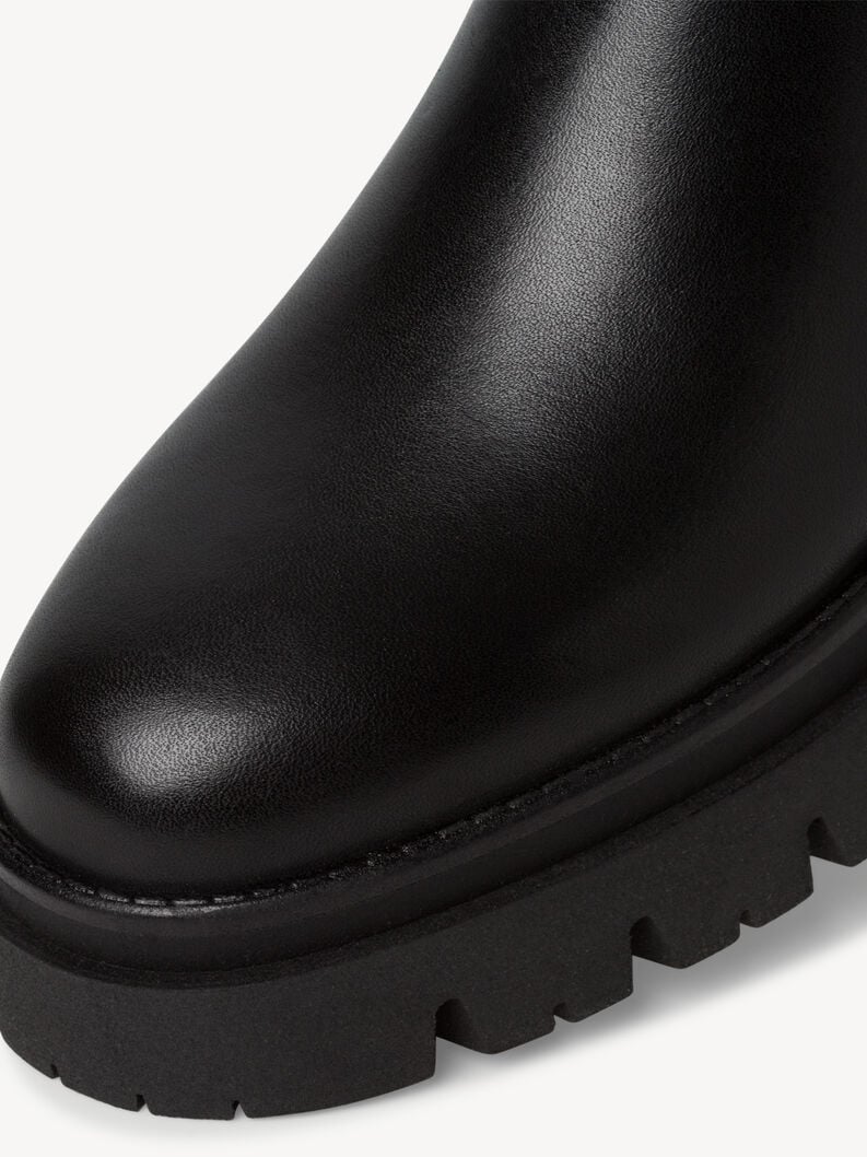 bottes en cuir - noir 1-25608-41-001 acheter bottes tamaris en ligne