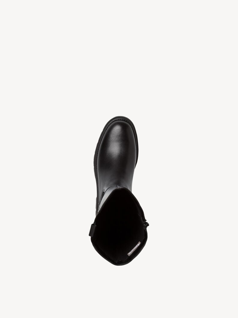bottes en cuir - noir 1-25608-41-001 acheter bottes tamaris en ligne