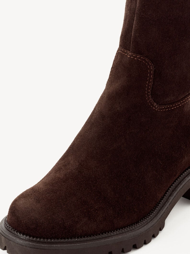 bottes en cuir marron - 1-25635-45-304 acheter bottes tamaris en ligne