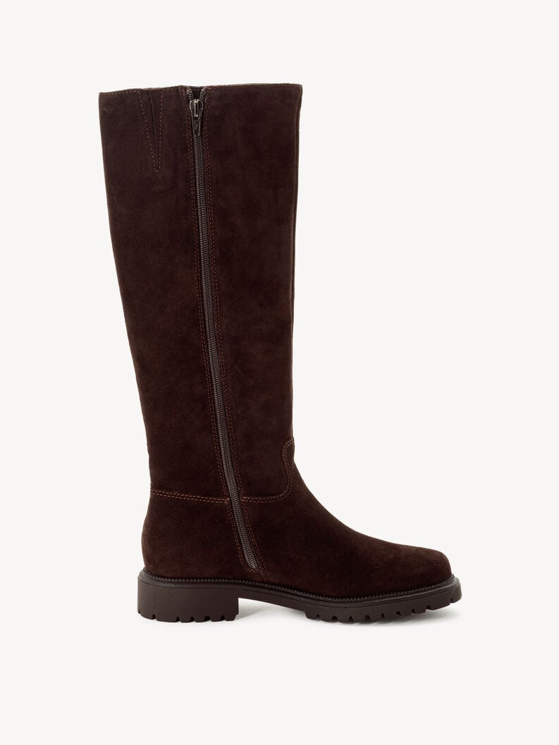 bottes en cuir marron - 1-25635-45-304 acheter bottes tamaris en ligne