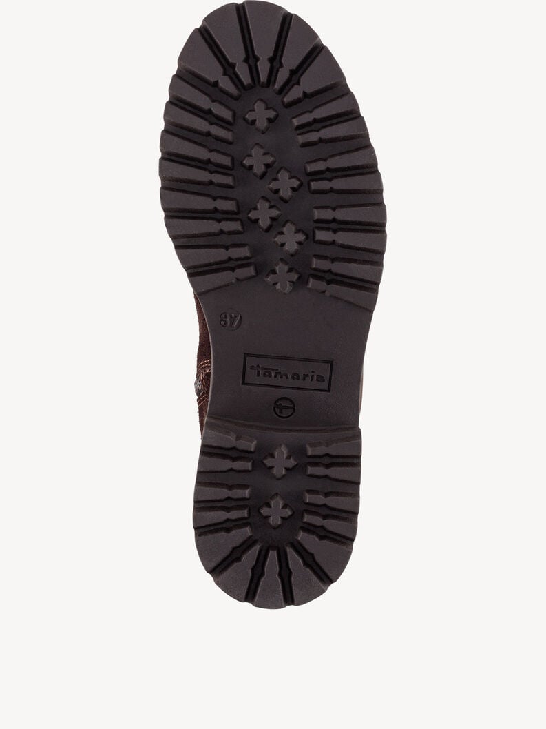 bottes en cuir marron - 1-25635-45-304 acheter bottes tamaris en ligne