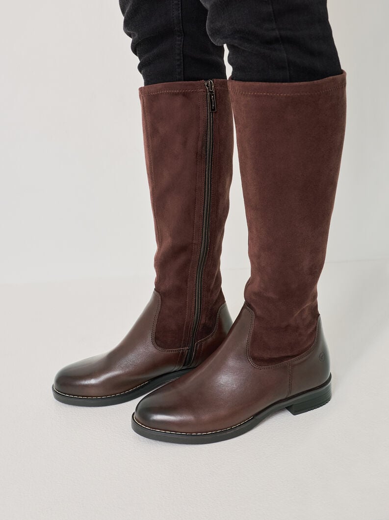 bottes - brun 8-85502-43-328 acheter tamaris large bottes en ligne