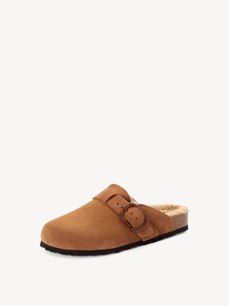 cuir de mule marron 1-27601-45-305 acheter tamaris mules en ligne
