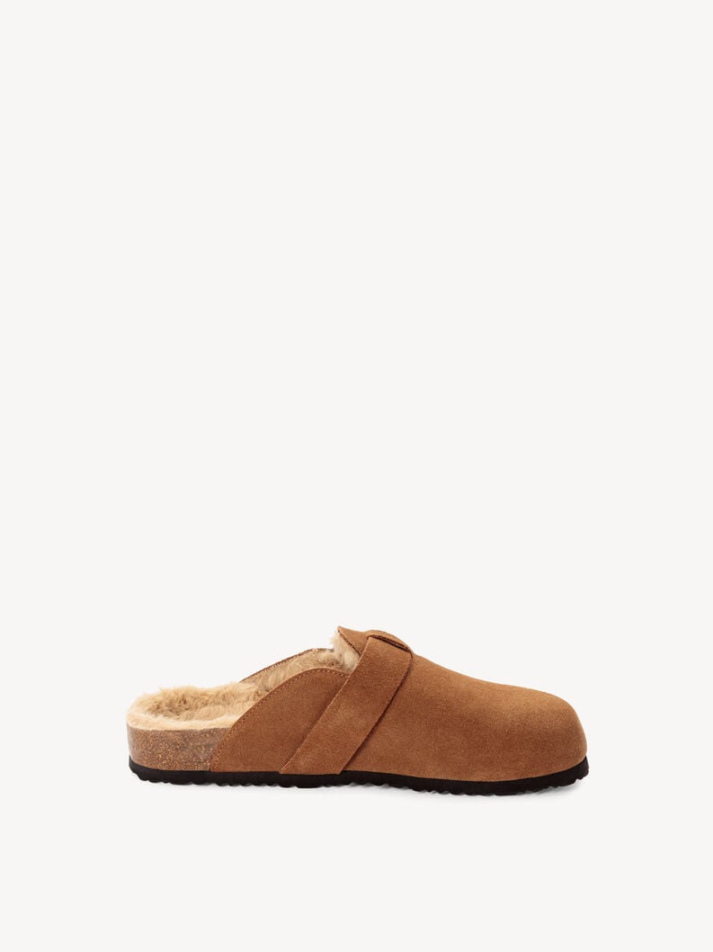 cuir de mule marron 1-27601-45-305 acheter tamaris mules en ligne