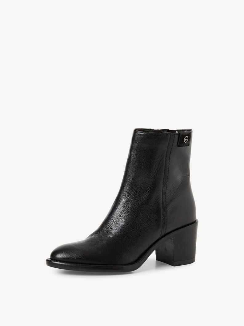 cuir chausson - noir 1-25318-45-001 acheter tamaris bottines en ligne