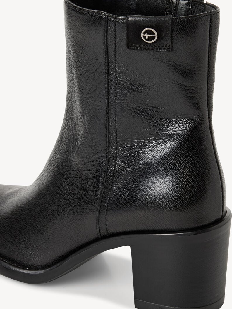 cuir chausson - noir 1-25318-45-001 acheter tamaris bottines en ligne