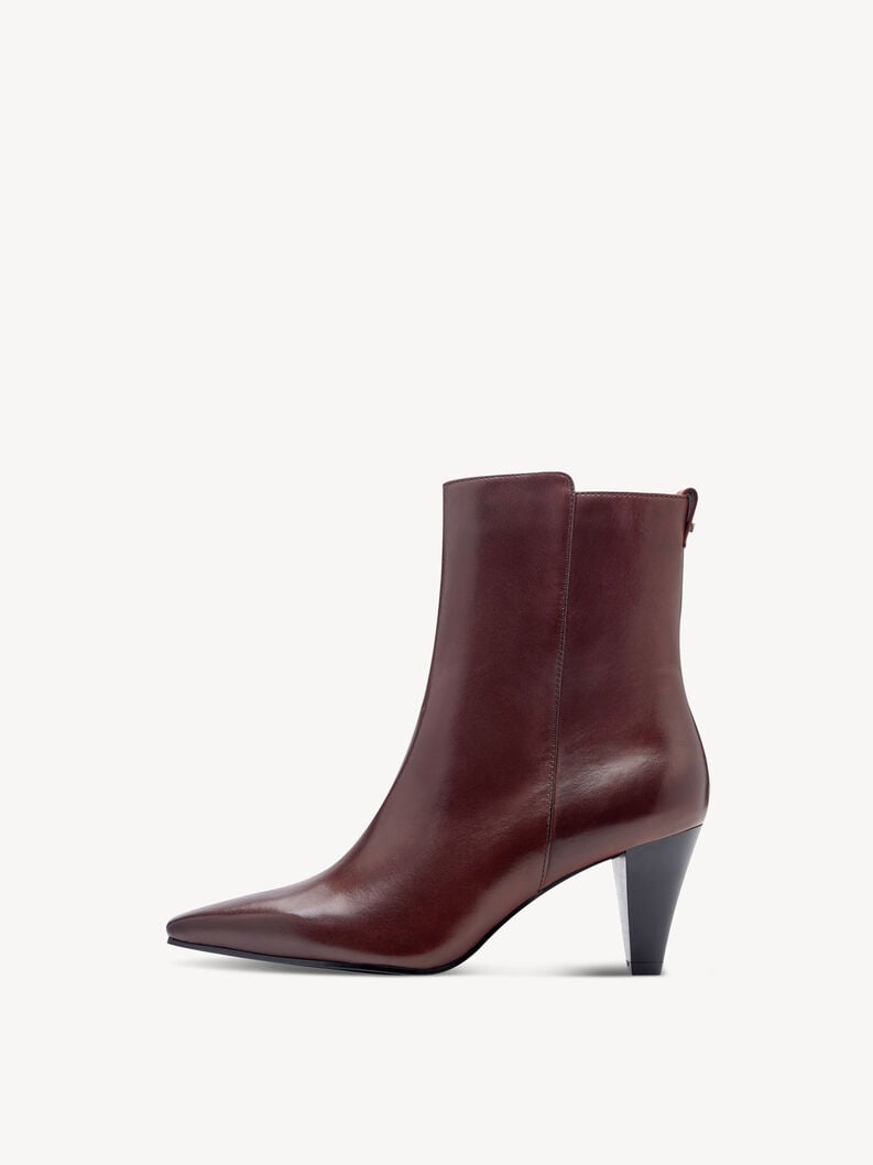 cuir chausson - rouge 1-25364-45-549 acheter tamaris bottines en ligne