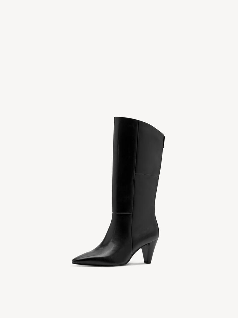 cuir chausson - noir 1-25384-45-003 acheter tamaris bottines en ligne