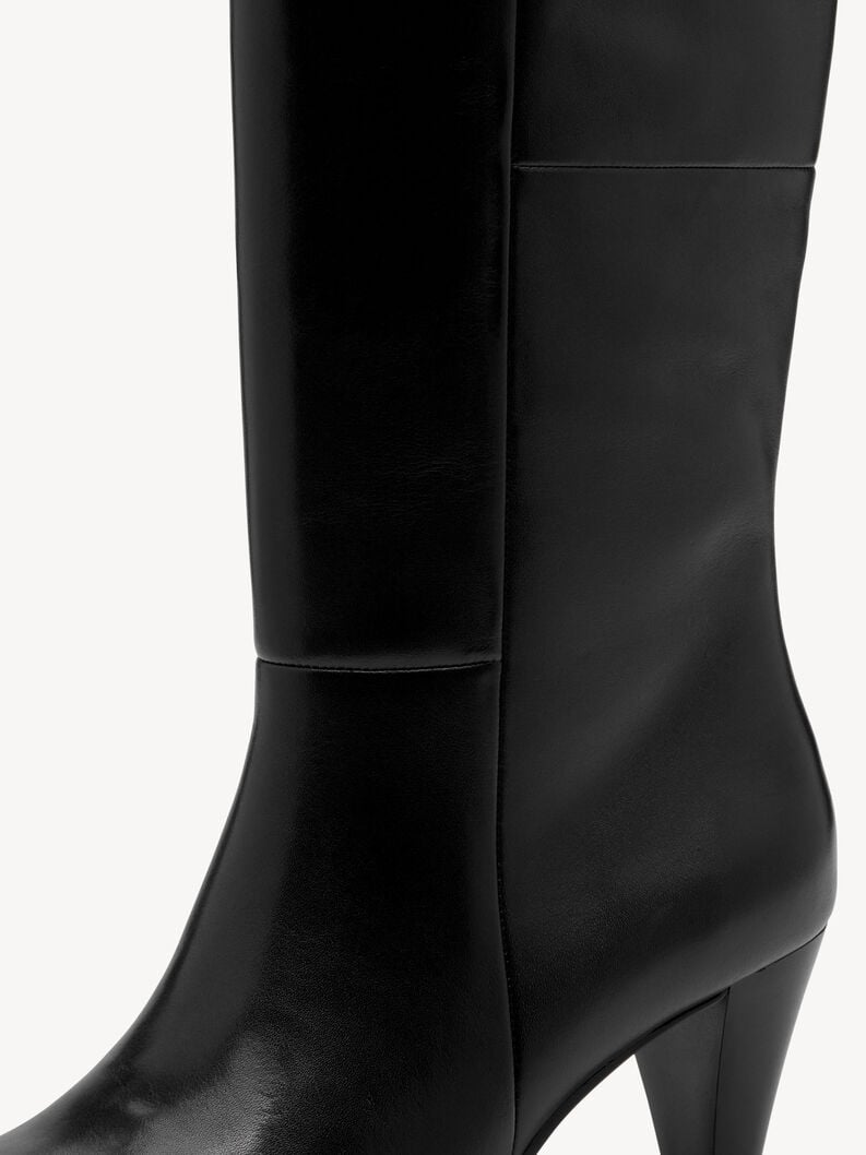 cuir chausson - noir 1-25384-45-003 acheter tamaris bottines en ligne