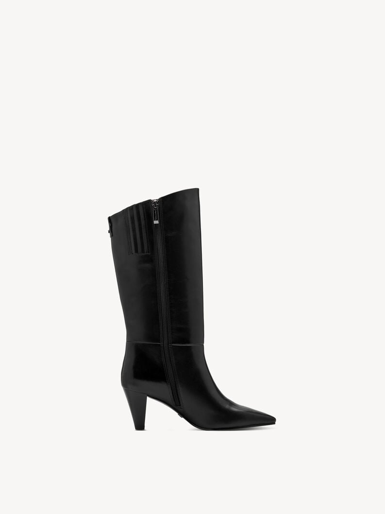 cuir chausson - noir 1-25384-45-003 acheter tamaris bottines en ligne