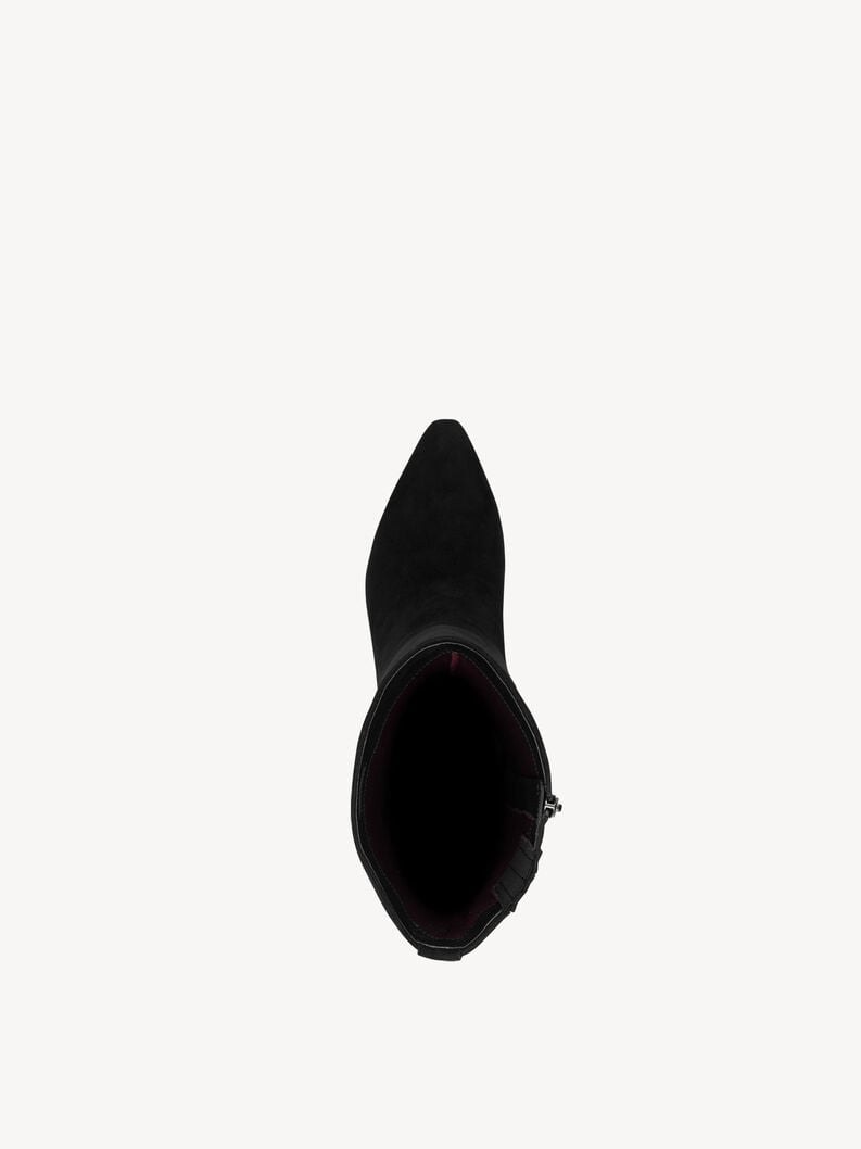cuir chausson - noir 1-25384-45-004 acheter tamaris bottines en ligne