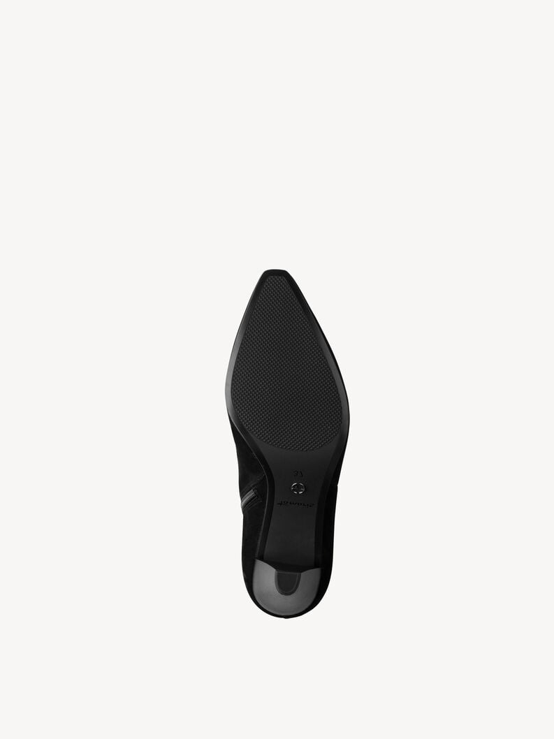 cuir chausson - noir 1-25384-45-004 acheter tamaris bottines en ligne