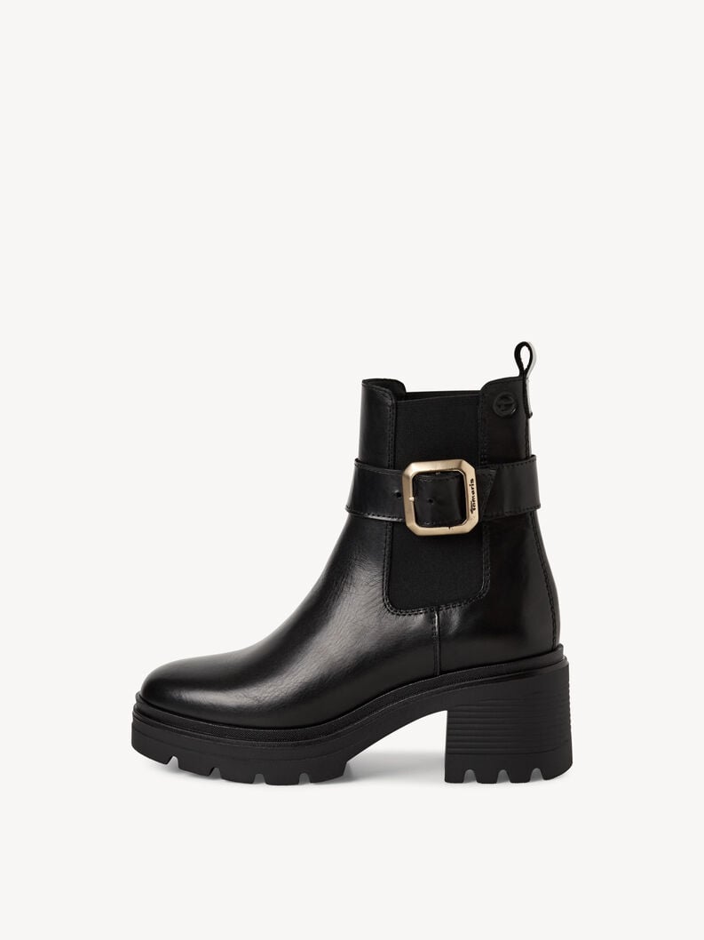 cuir chausson - noir 1-25433-45-001 acheter tamaris bottines en ligne