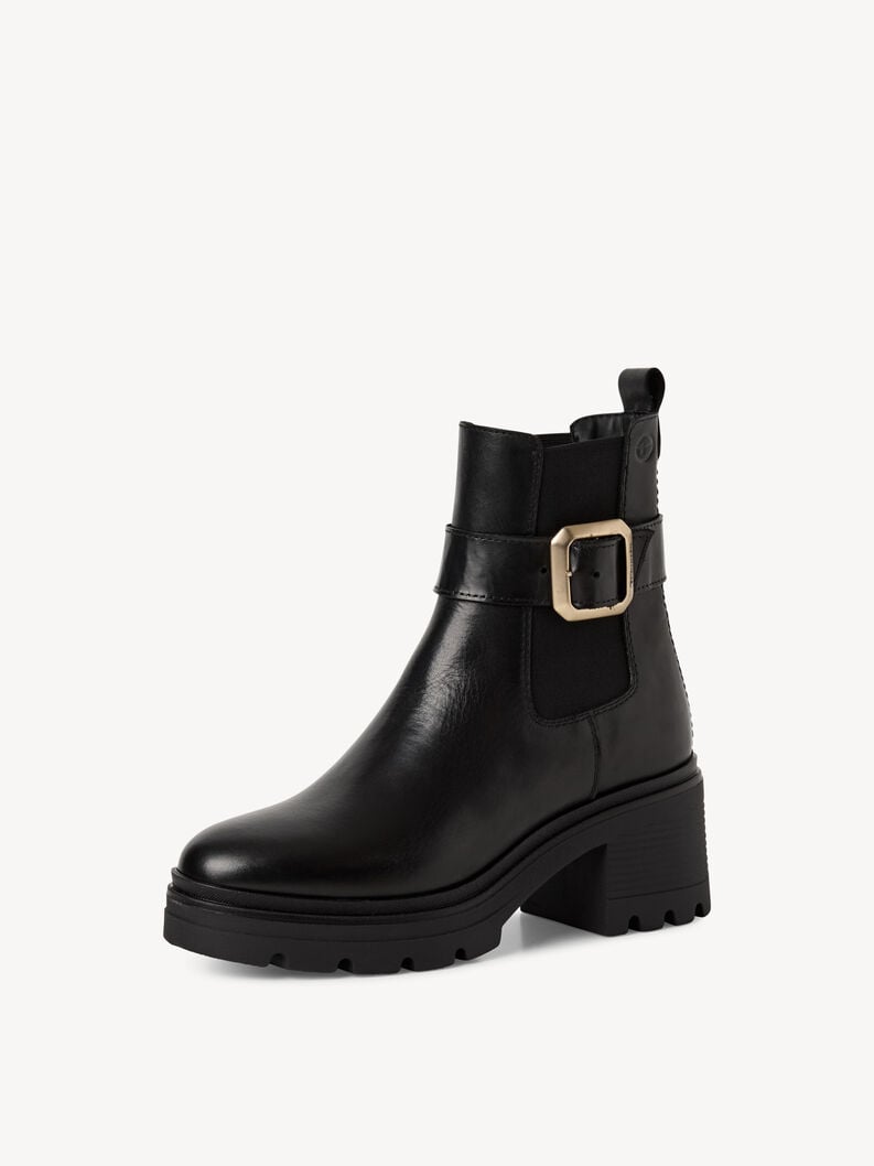 cuir chausson - noir 1-25433-45-001 acheter tamaris bottines en ligne