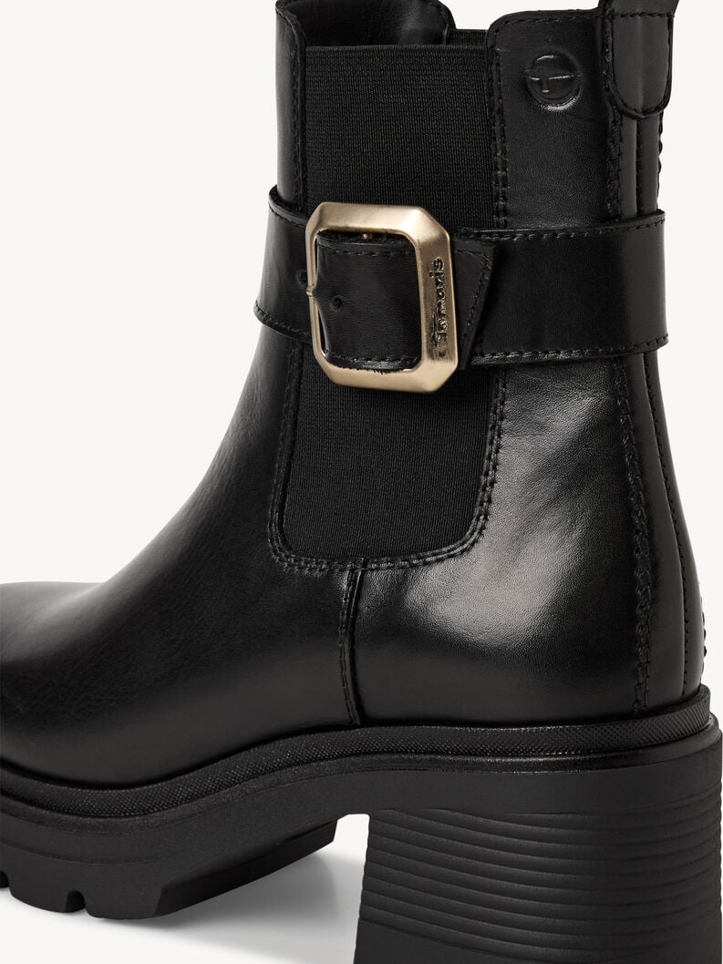 cuir chausson - noir 1-25433-45-001 acheter tamaris bottines en ligne