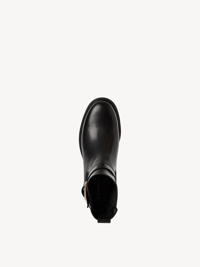 cuir chausson - noir 1-25433-45-001 acheter tamaris bottines en ligne