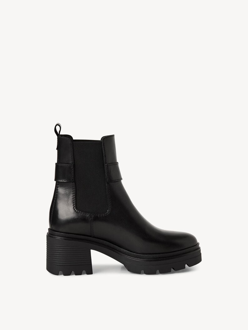 cuir chausson - noir 1-25433-45-001 acheter tamaris bottines en ligne