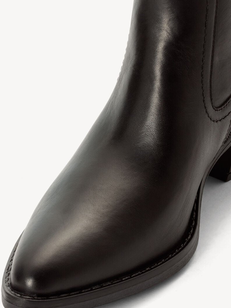 cuir chelsea boot - noir 1-25704-42-003 acheter tamaris bottines en ligne
