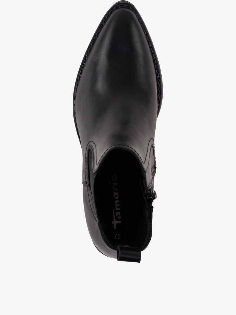 cuir chelsea boot - noir 1-25704-42-003 acheter tamaris bottines en ligne
