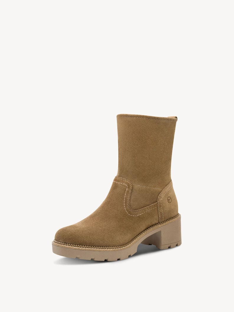 cuir chausson - brun 8-85302-45-365 acheter tamaris large bottines en ligne